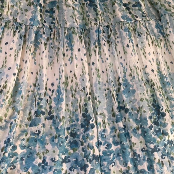 COPY - Christy Dawn Basil Dress in Morning Gladiola ruched tiered maxi floral - Picture 6 of 11